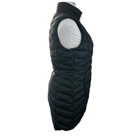 NWT Duluth Women's Cold Faithful Down Tunic Vest Full Zip Puffer in Black Medium - Picture 11 of 15